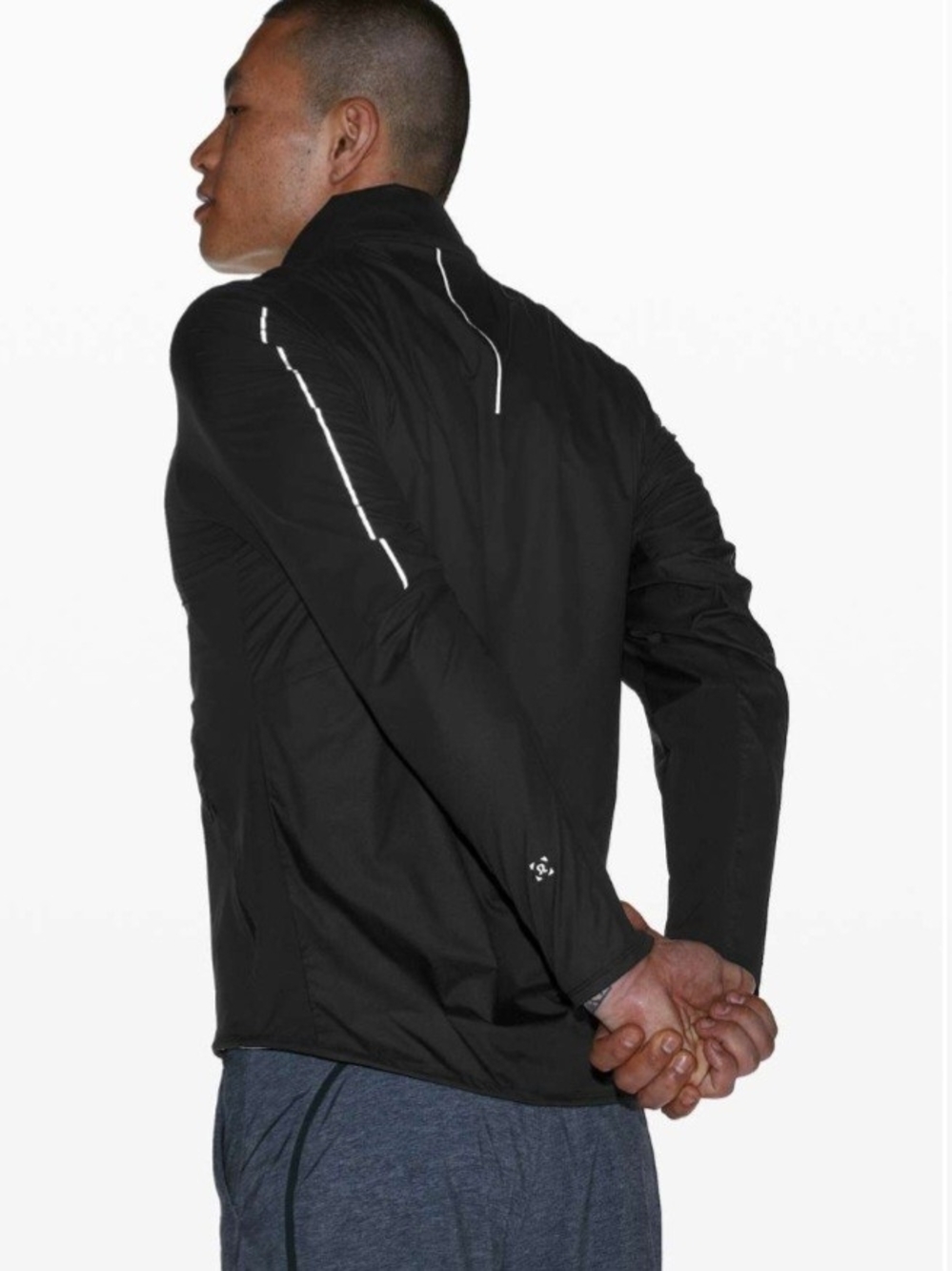 lululemon 🛍athletica Black Reflective Men's Performance Jacket